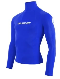 Two Bare Feet Adults Long Sleeve Rash Vest (Blue) 11 Two Bare Feet Adults Long Sleeve Rash Vest (Blue) -Surfline Shop mens long sleeve blue 2