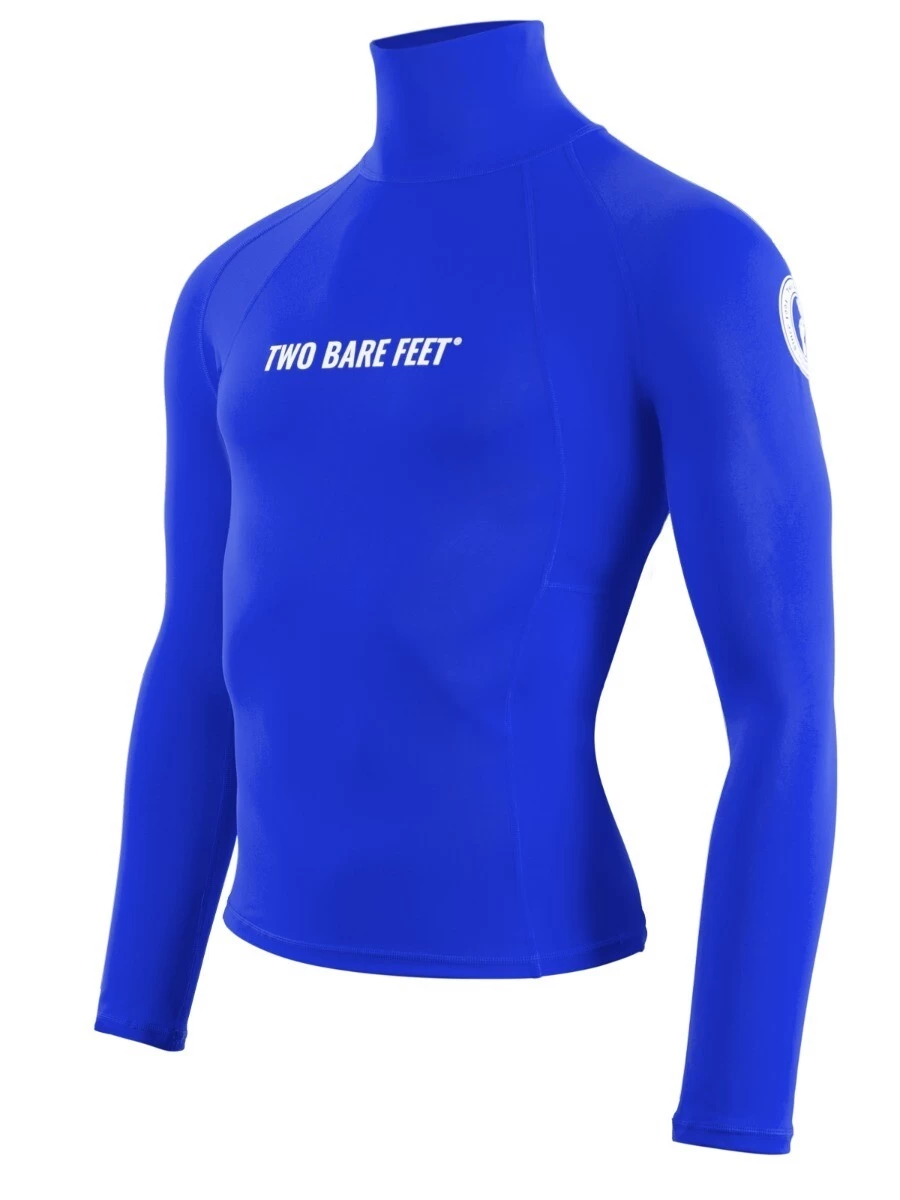 Two Bare Feet Adults Long Sleeve Rash Vest (Blue) 4 Two Bare Feet Adults Long Sleeve Rash Vest (Blue) - Image 2
