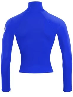Two Bare Feet Adults Long Sleeve Rash Vest (Blue) 14 Two Bare Feet Adults Long Sleeve Rash Vest (Blue) -Surfline Shop mens long sleeve blue 5