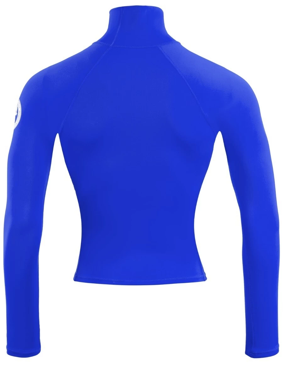 Two Bare Feet Adults Long Sleeve Rash Vest (Blue) 7 Two Bare Feet Adults Long Sleeve Rash Vest (Blue) - Image 5