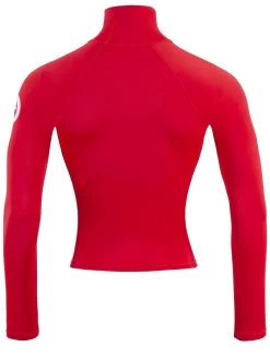 Two Bare Feet Adults Long Sleeve Rash Vest (Red) 14 Two Bare Feet Adults Long Sleeve Rash Vest (Red) -Surfline Shop mens long sleeve red 5 1 1