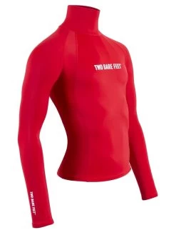Two Bare Feet Adults Long Sleeve Rash Vest (Red) 17 Two Bare Feet Adults Long Sleeve Rash Vest (Red) -Surfline Shop mens long sleeve red 8 1 1