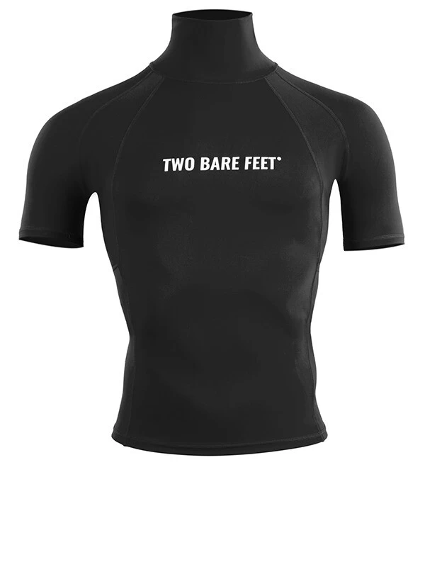 Two Bare Feet Adults Short Sleeve Rash Vest (Black) 3 Two Bare Feet Adults Short Sleeve Rash Vest (Black)