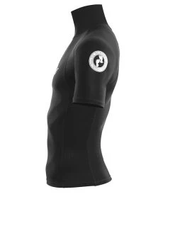 Two Bare Feet Adults Short Sleeve Rash Vest (Black) 12 Two Bare Feet Adults Short Sleeve Rash Vest (Black) -Surfline Shop mens short sleeve black 3