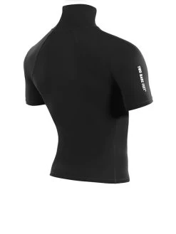 Two Bare Feet Adults Short Sleeve Rash Vest (Black) 15 Two Bare Feet Adults Short Sleeve Rash Vest (Black) -Surfline Shop mens short sleeve black 6
