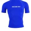 Two Bare Feet Adults Short Sleeve Rash Vest (Blue) 1 Two Bare Feet Adults Short Sleeve Rash Vest (Blue) -Surfline Shop mens short sleeve blue 1