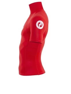 Two Bare Feet Adults Short Sleeve Rash Vest (Red) 12 Two Bare Feet Adults Short Sleeve Rash Vest (Red) -Surfline Shop mens short sleeve red 3