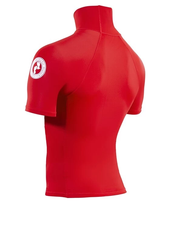 Two Bare Feet Adults Short Sleeve Rash Vest (Red) 6 Two Bare Feet Adults Short Sleeve Rash Vest (Red) - Image 4