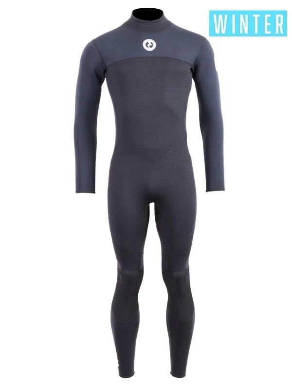 Two Bare Feet Thunderclap 4/3mm Mens Winter Wetsuit (Black) 3 Two Bare Feet Thunderclap 4/3mm Mens Winter Wetsuit (Black)