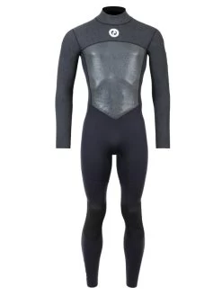 Two Bare Feet Thunderclap Pro 3/2mm Mens Wetsuit (Black/Dark Grey)