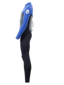 Two Bare Feet Thunderclap Pro 4/3mm Mens Wetsuit (Black / Blue) -Surfline Shop mens thunderclap pro 4.3 blue 3