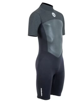 Two Bare Feet Thunderclap Pro 3/2mm Mens Shorty Wetsuit (Black/Dark Grey) 17 Two Bare Feet Thunderclap Pro 3/2mm Mens Shorty Wetsuit (Black/Dark Grey) -Surfline Shop mens thunderclap pro shorty dark grey 8