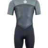 Two Bare Feet Thunderclap Pro 3/2mm Mens Shorty Wetsuit (Black/Delta Grey)