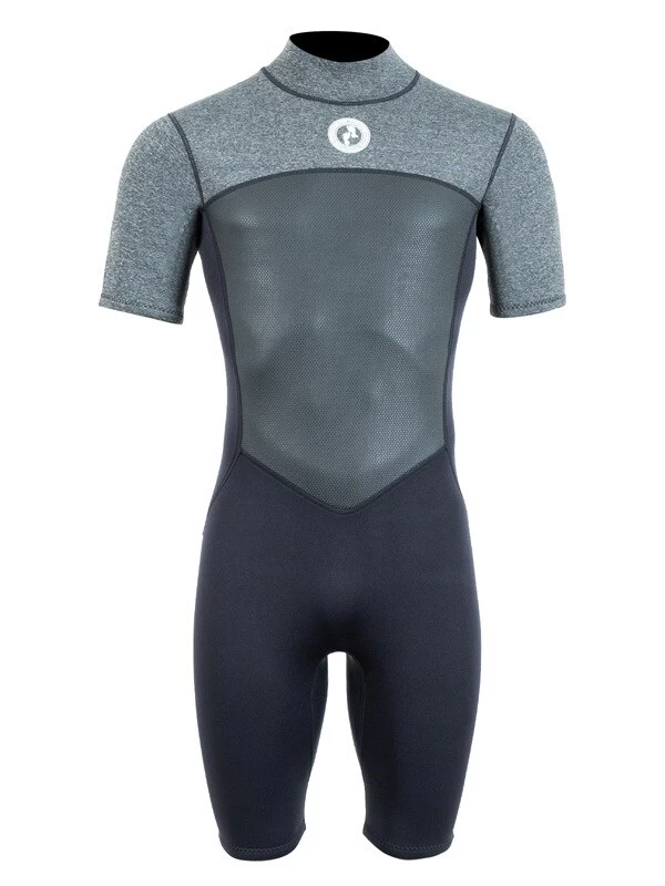 Two Bare Feet Thunderclap Pro 3/2mm Mens Shorty Wetsuit (Black/Delta Grey) 3 Two Bare Feet Thunderclap Pro 3/2mm Mens Shorty Wetsuit (Black/Delta Grey)