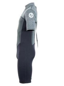 Two Bare Feet Thunderclap Pro 3/2mm Mens Shorty Wetsuit (Black/Delta Grey) 12 Two Bare Feet Thunderclap Pro 3/2mm Mens Shorty Wetsuit (Black/Delta Grey) -Surfline Shop mens thunderclap pro shorty delta 3