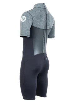 Two Bare Feet Thunderclap Pro 3/2mm Mens Shorty Wetsuit (Black/Delta Grey) 13 Two Bare Feet Thunderclap Pro 3/2mm Mens Shorty Wetsuit (Black/Delta Grey) -Surfline Shop mens thunderclap pro shorty delta 4