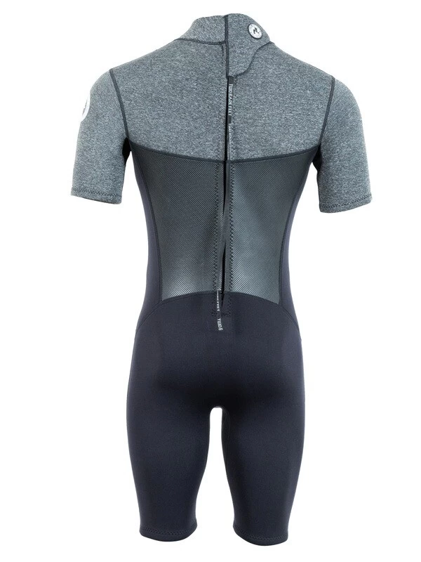 Two Bare Feet Thunderclap Pro 3/2mm Mens Shorty Wetsuit (Black/Delta Grey) 7 Two Bare Feet Thunderclap Pro 3/2mm Mens Shorty Wetsuit (Black/Delta Grey) - Image 5
