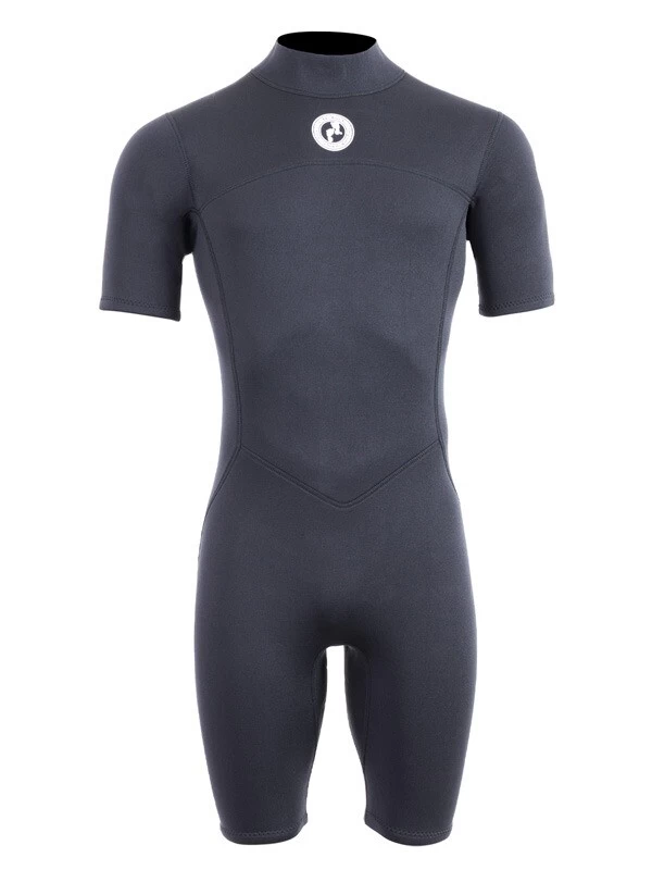 Two Bare Feet Thunderclap 2.5mm Mens Shorty Wetsuit (Black) 3 Two Bare Feet Thunderclap 2.5mm Mens Shorty Wetsuit (Black)