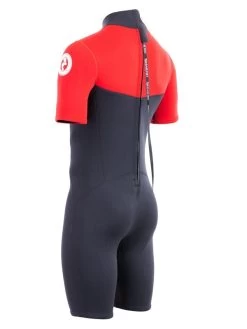 Two Bare Feet Thunderclap 2.5mm Mens Shorty Wetsuit (Red / Black) 13 Two Bare Feet Thunderclap 2.5mm Mens Shorty Wetsuit (Red / Black) -Surfline Shop mens thunderclap shorty red 4