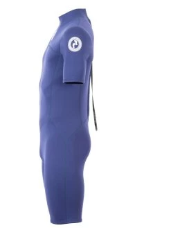 Two Bare Feet Thunderclap 2.5mm Mens Shorty Wetsuit (Navy) -Surfline Shop mens thunderclap shorty wetsuit navy 3