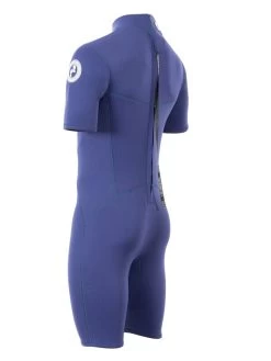 Two Bare Feet Thunderclap 2.5mm Mens Shorty Wetsuit (Navy) -Surfline Shop mens thunderclap shorty wetsuit navy 4