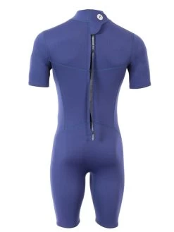 Two Bare Feet Thunderclap 2.5mm Mens Shorty Wetsuit (Navy) -Surfline Shop mens thunderclap shorty wetsuit navy 5