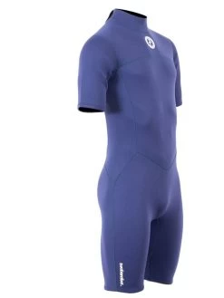 Two Bare Feet Thunderclap 2.5mm Mens Shorty Wetsuit (Navy) -Surfline Shop mens thunderclap shorty wetsuit navy 8