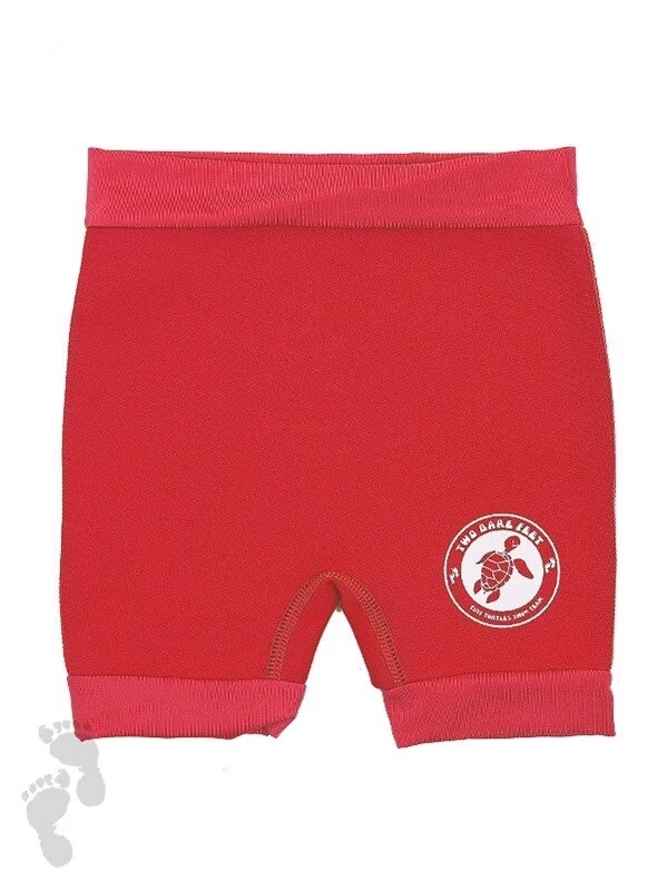 Essentials Baby Swim Kit - Wrap + Nappy Shorts (Red) 6 Essentials Baby Swim Kit - Wrap + Nappy Shorts (Red) - Image 4