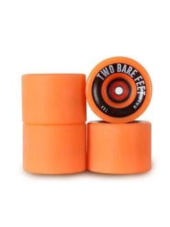 Sessions 78A Longboard Skateboard Wheels (70mm Orange) With Two Bare Feet Pro Series 7 Bearings 9 Sessions 78A Longboard Skateboard Wheels (70mm Orange) With Two Bare Feet Pro Series 7 Bearings -Surfline Shop orange stacked 2