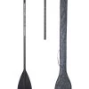 Two Bare Feet 2 Piece Fibreglass Hybrid SUP Paddle & Bag Package (Black)