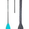 Two Bare Feet 2 Piece Fibreglass Hybrid SUP Paddle & Bag Package (Teal) -Surfline Shop paddle packs fibreglass 2pc teal 1