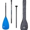 Two Bare Feet 3 Piece Fibreglass Hybrid SUP Paddle & Bag Package (Blue) 1 Two Bare Feet 3 Piece Fibreglass Hybrid SUP Paddle & Bag Package (Blue) -Surfline Shop paddle packs fibreglass 3pc blue