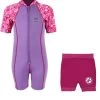Essentials Baby Swim Kit - Patterned Lycra Arm Wetsuit + Nappy Shorts (Lilac) 2 Essentials Baby Swim Kit - Patterned Lycra Arm Wetsuit + Nappy Shorts (Lilac) -Surfline Shop patterned lycra arm raspberry4