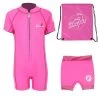 Deluxe Baby Swim Kit - Classic Wetsuit + Nappy Shorts + Bag (Pink) 1 Deluxe Baby Swim Kit - Classic Wetsuit + Nappy Shorts + Bag (Pink) -Surfline Shop pink 1