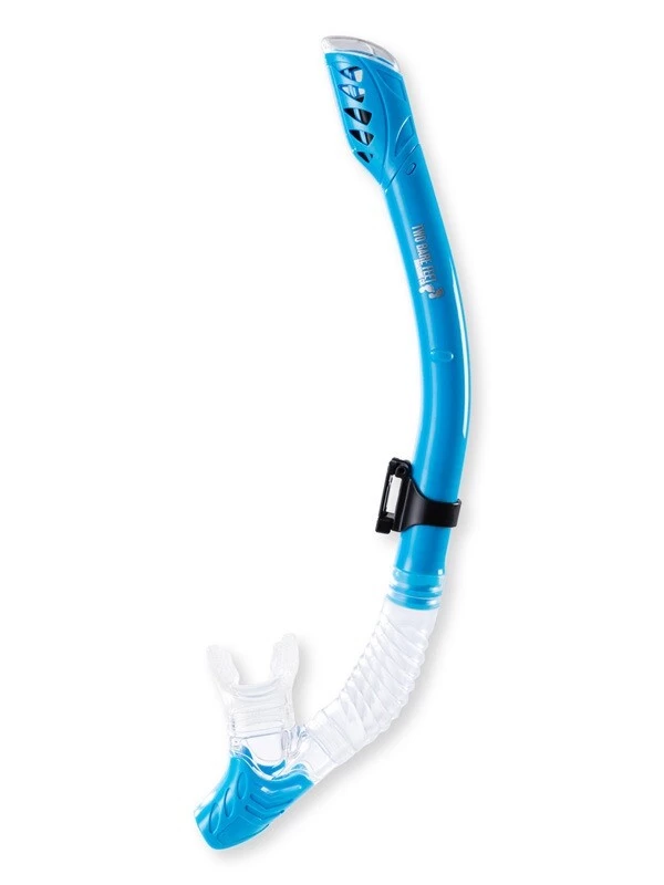 Pro Dive Series Dry Top Silicone Snorkel (Aqua) 3 Pro Dive Series Dry Top Silicone Snorkel (Aqua)