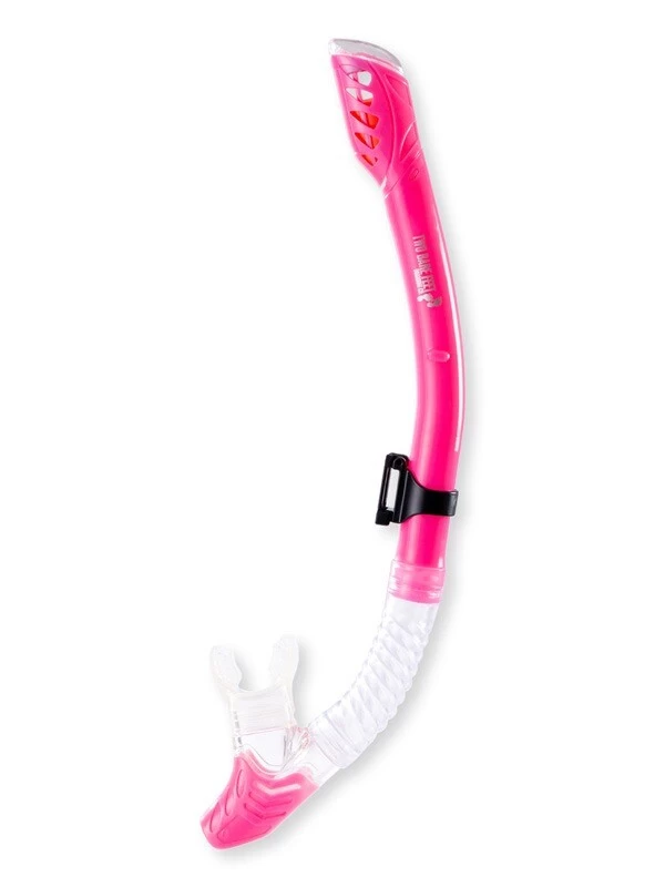 Pro Dive Series Dry Top Silicone Snorkel (Pink) 3 Pro Dive Series Dry Top Silicone Snorkel (Pink)