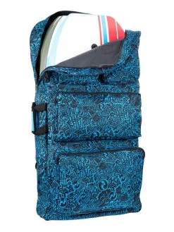 44" Quad Bodyboard Bag (Blue Classic Pattern) 9 44" Quad Bodyboard Bag (Blue Classic Pattern) -Surfline Shop quad bodyboard bag blue 3