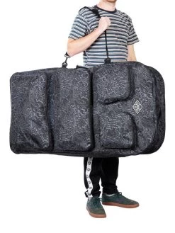 44" Quad Bodyboard Bag (Grey Classic Pattern) 10 44" Quad Bodyboard Bag (Grey Classic Pattern) -Surfline Shop quad bodyboard bag grey 4 2