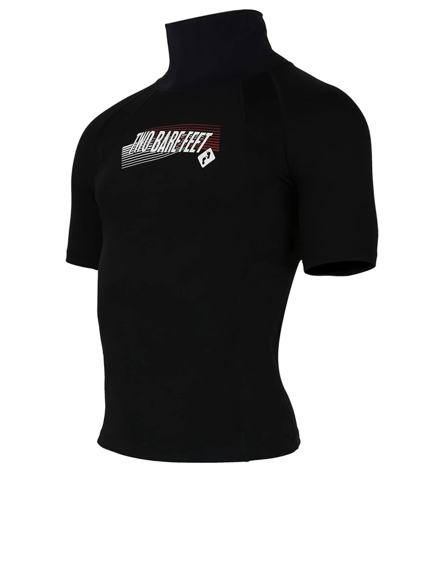 Two Bare Feet Adults Thermal Short Sleeve Rash Vest (Black) 4 Two Bare Feet Adults Thermal Short Sleeve Rash Vest (Black) - Image 2