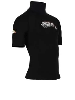 Two Bare Feet Adults Thermal Short Sleeve Rash Vest (Black) 17 Two Bare Feet Adults Thermal Short Sleeve Rash Vest (Black) -Surfline Shop rash vest short sleeve black 8
