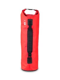 Two Bare Feet 30 Litre Waterproof Dry Bag / Inflatable Bodyboard Carry Bag (Red) -Surfline Shop red 30l back