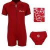 Deluxe Baby Swim Kit - Classic Wetsuit + Swim Nappy + Towel (Red) 1 Deluxe Baby Swim Kit - Classic Wetsuit + Swim Nappy + Towel (Red) -Surfline Shop red4
