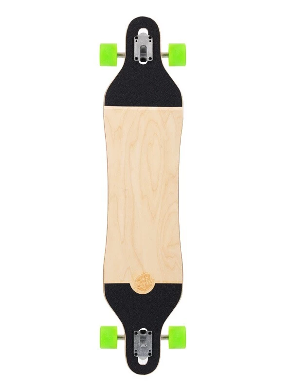 Two Bare Feet Santa Maria 42in Canadian Maple Longboard Skateboard Complete (Green Wheels) 4 Two Bare Feet Santa Maria 42in Canadian Maple Longboard Skateboard Complete (Green Wheels) - Image 2