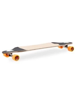 Two Bare Feet Santa Maria 42in Canadian Maple Longboard Skateboard Complete (Orange Wheels) -Surfline Shop santa maria orange 4