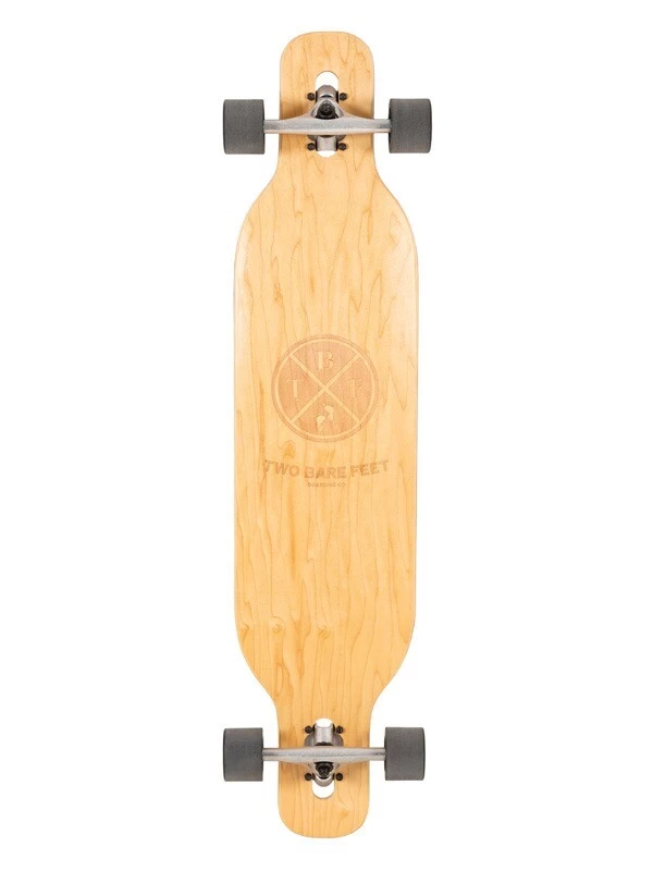 Two Bare Feet "Seville" 42in Canadian Maple Longboard Skateboard Complete (Black Wheels) 3 Two Bare Feet "Seville" 42in Canadian Maple Longboard Skateboard Complete (Black Wheels)