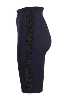 Two Bare Feet Womens Silicone Print Series 2.5mm Neoprene Wetsuit Shorts (Black) -Surfline Shop silicone series black 3 1