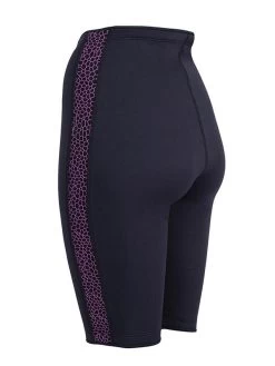 Two Bare Feet Womens Silicone Print Series 2.5mm Neoprene Wetsuit Shorts (Black/Raspberry) -Surfline Shop silicone series raspberry 4 1