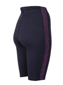 Two Bare Feet Womens Silicone Print Series 2.5mm Neoprene Wetsuit Shorts (Black/Raspberry) -Surfline Shop silicone series raspberry 6 1