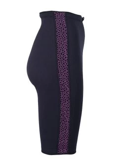 Two Bare Feet Womens Silicone Print Series 2.5mm Neoprene Wetsuit Shorts (Black/Raspberry) -Surfline Shop silicone series raspberry 7 1