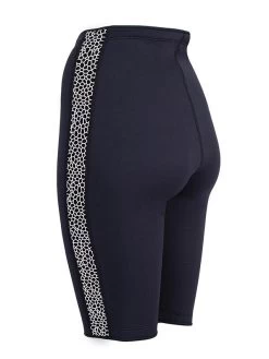 Two Bare Feet Womens Silicone Print Series 2.5mm Neoprene Wetsuit Shorts (Black/White) -Surfline Shop silicone series white 4 1